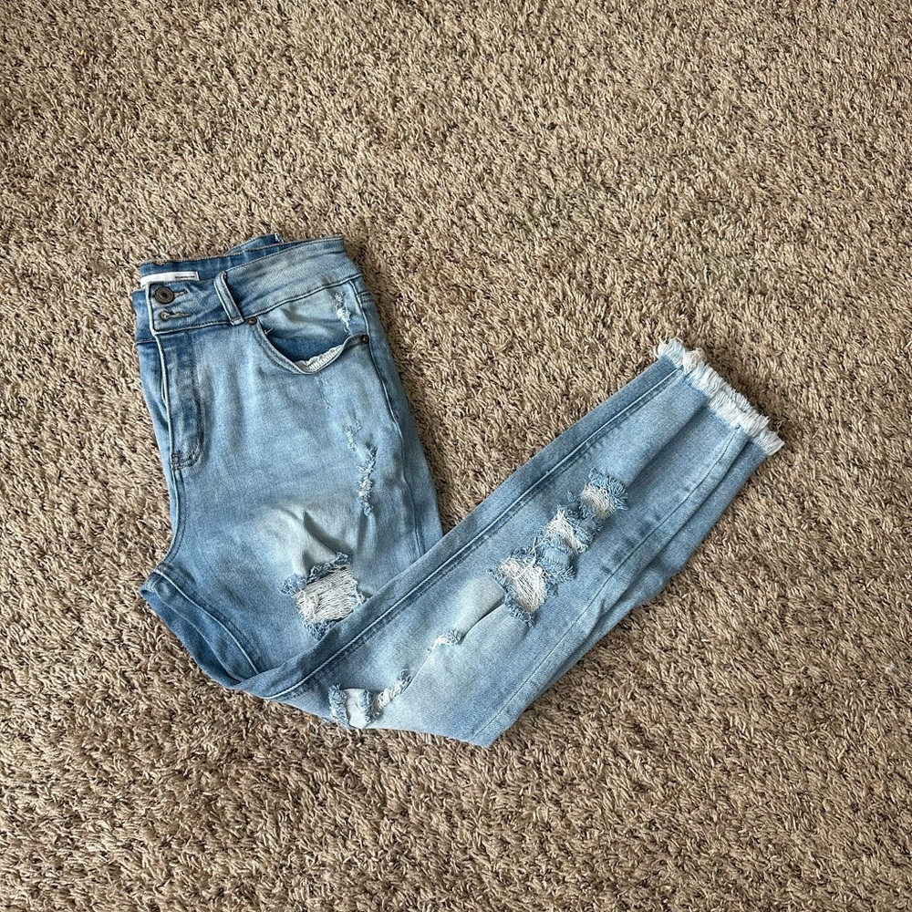 Kancan distressed Light Blue Women's Jeans